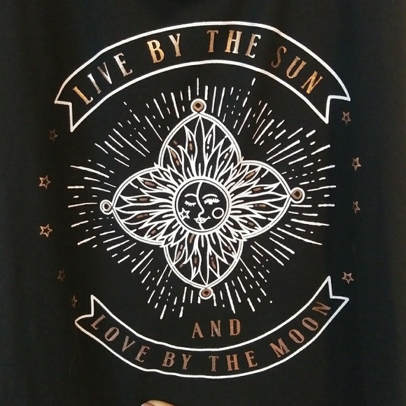 NWT "live by the sun love by the moon" boho tank - Picture 6 of 7